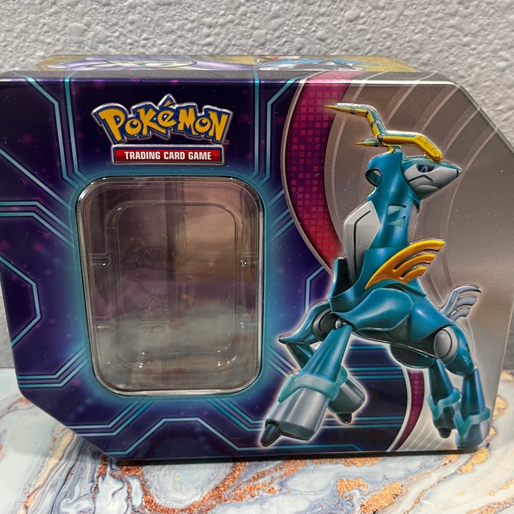 Pokemon Paldea Legends Miraidon ex Tin, no cards, discontinued